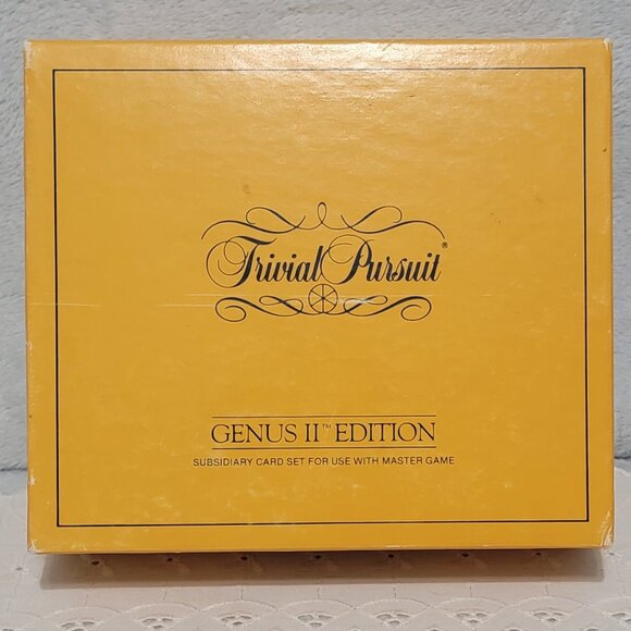 Trivial Pursuit, 1 pack each Genus 1 & 2 Edition. Card Set. - Picture 1 of 6